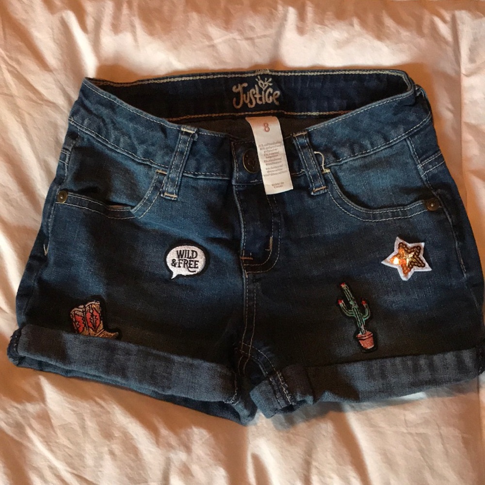 Justice shorts Size 8 (youth/Girls)